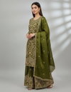 Sr 1697 Silk With Embroider Top With Sharara Dupatta Wholesale Market In Surat